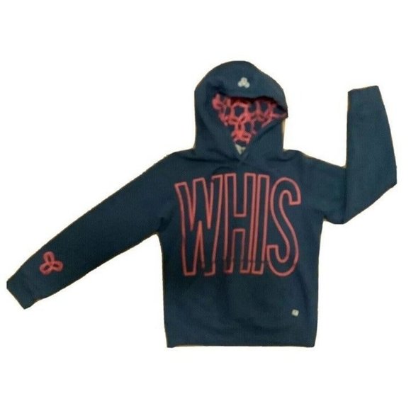 Tna Whistler Women’s  royal blue hoodie sweatshirt size XL pink logo writing - Picture 1 of 7